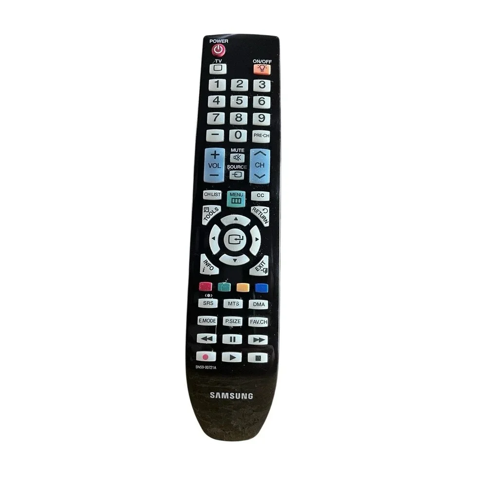 Samsung BN59-00721A TV Remote Control Black Backlit OEM Replacement